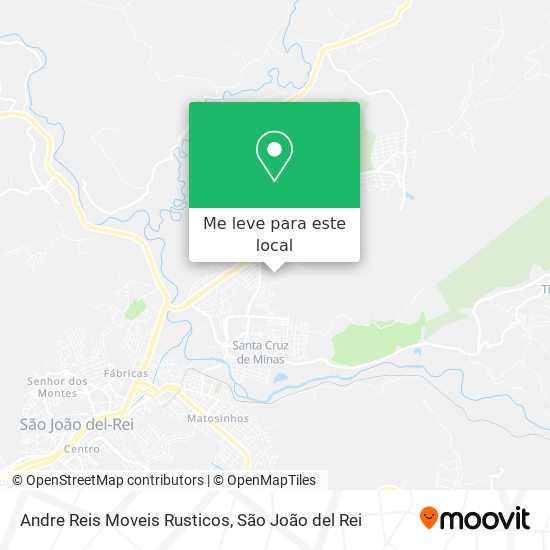 Andre Reis Moveis Rusticos mapa