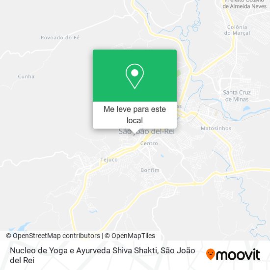 Nucleo de Yoga e Ayurveda Shiva Shakti mapa