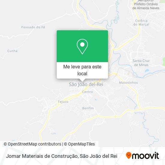 Jomar Materiais de Construção mapa