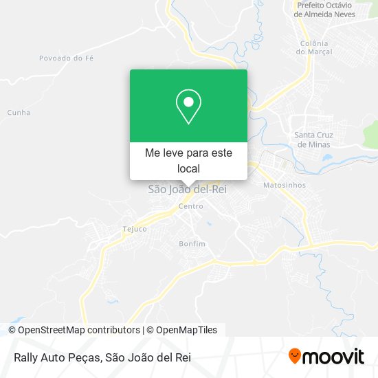 Rally Auto Peças mapa