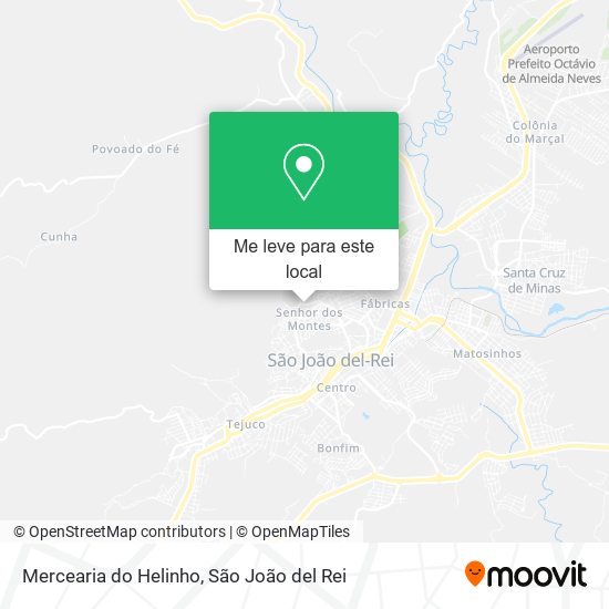 Mercearia do Helinho mapa