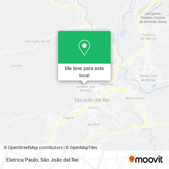 Eletrica Paulo mapa