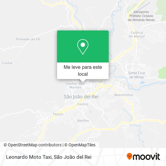 Leonardo Moto Taxi mapa