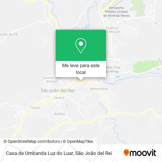 Casa de Umbanda Luz do Luar mapa