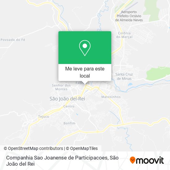 Companhia Sao Joanense de Participacoes mapa