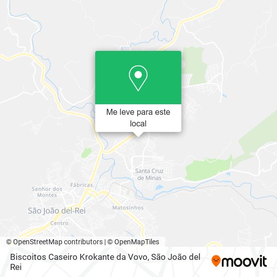 Biscoitos Caseiro Krokante da Vovo mapa