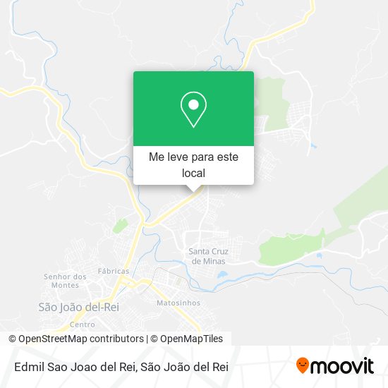 Edmil Sao Joao del Rei mapa