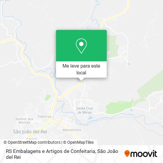 RS Embalagens e Artigos de Confeitaria mapa