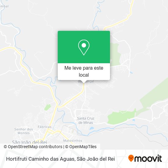 Hortifruti Caminho das Aguas mapa