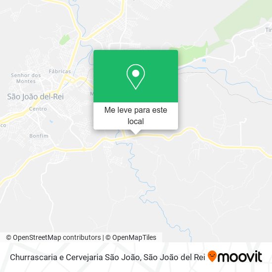 Churrascaria e Cervejaria São João mapa
