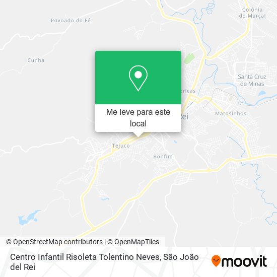 Centro Infantil Risoleta Tolentino Neves mapa