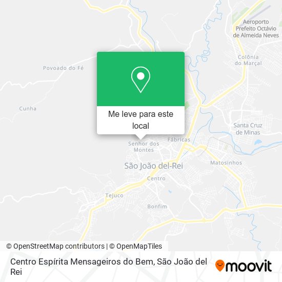 Centro Espírita Mensageiros do Bem mapa
