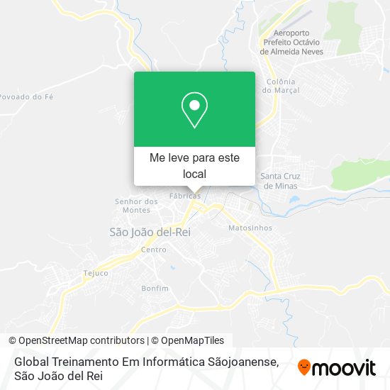 Global Treinamento Em Informática Sãojoanense mapa