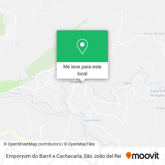Emporyum do Barril e Cachacaria mapa