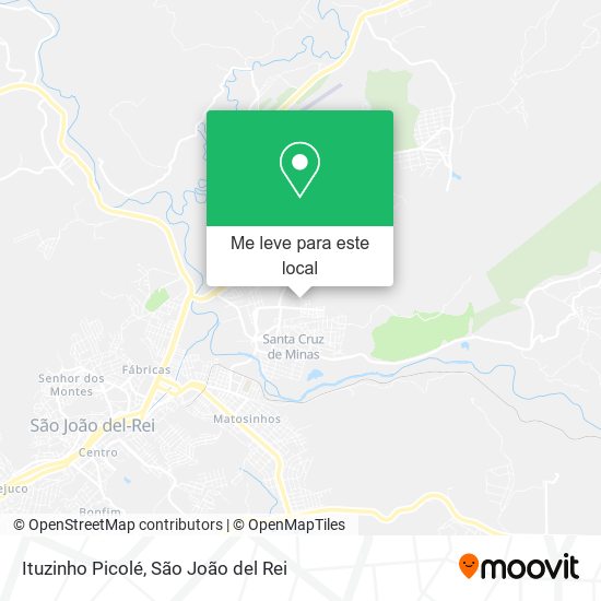 Ituzinho Picolé mapa