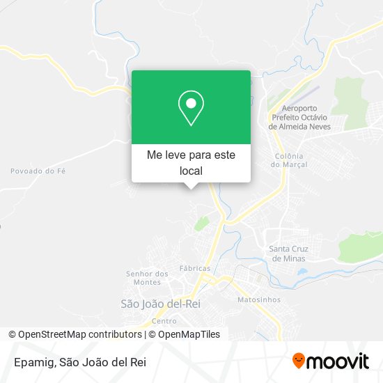 Epamig mapa