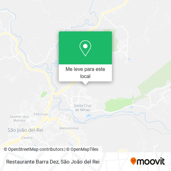 Restaurante Barra Dez mapa