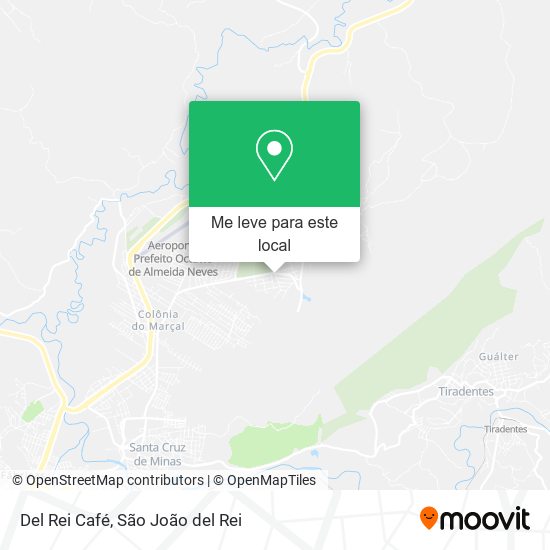 Del Rei Café mapa