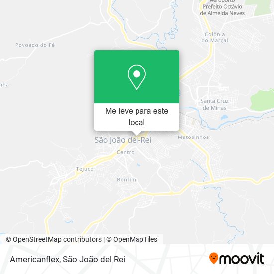 Americanflex mapa