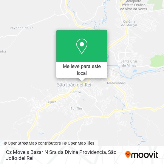 Cz Moveis Bazar N Sra da Divina Providencia mapa