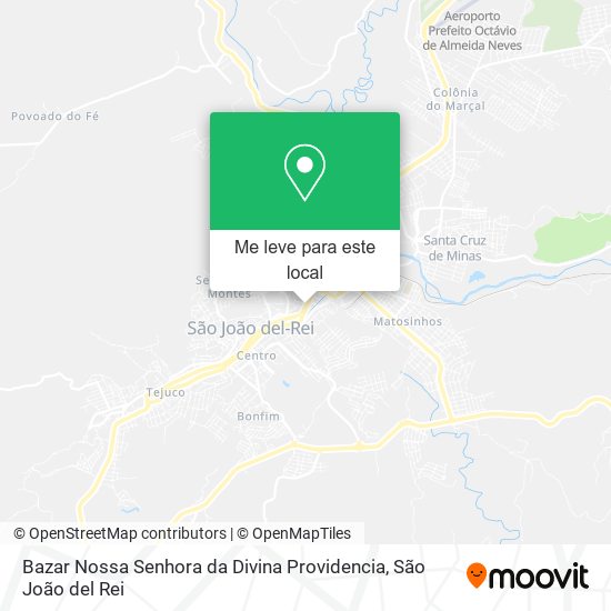 Bazar Nossa Senhora da Divina Providencia mapa