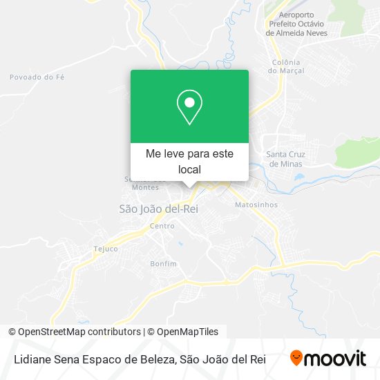 Lidiane Sena Espaco de Beleza mapa