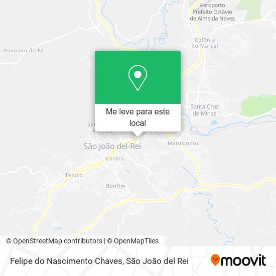 Felipe do Nascimento Chaves mapa