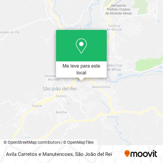 Avila Carretos e Manutencoes mapa