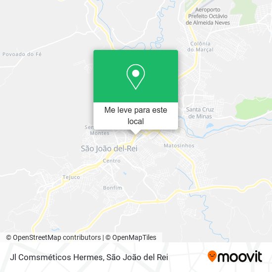 Jl Comsméticos Hermes mapa