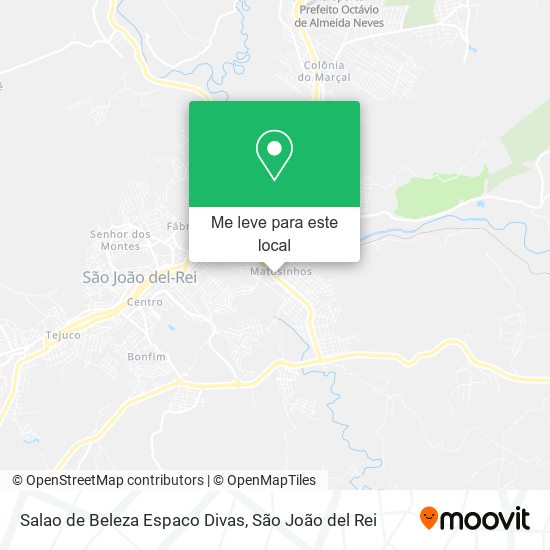 Salao de Beleza Espaco Divas mapa