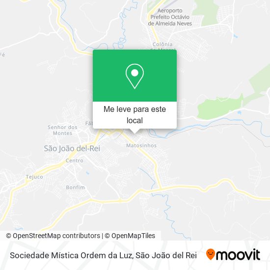 Sociedade Mística Ordem da Luz mapa