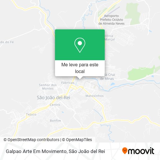 Galpao Arte Em Movimento mapa