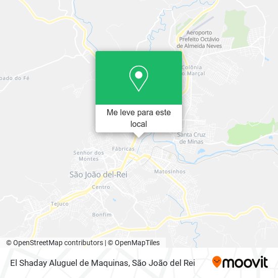 El Shaday Aluguel de Maquinas mapa