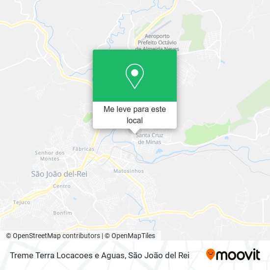 Treme Terra Locacoes e Aguas mapa