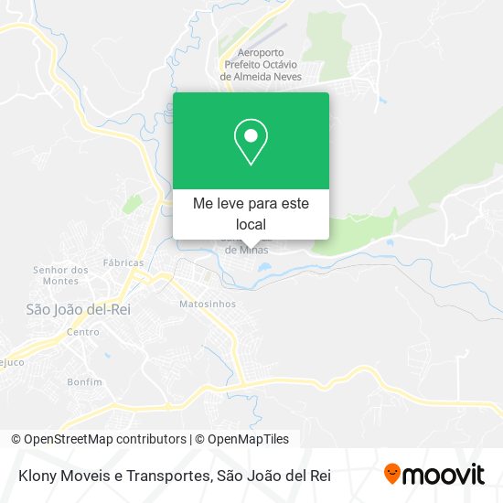 Klony Moveis e Transportes mapa