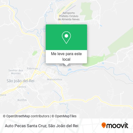 Auto Pecas Santa Cruz mapa