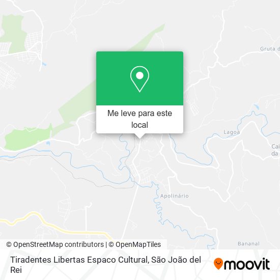 Tiradentes Libertas Espaco Cultural mapa
