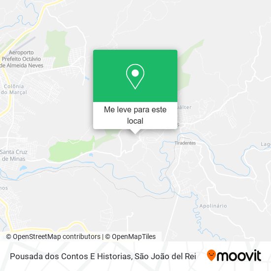 Pousada dos Contos E Historias mapa