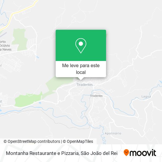 Montanha Restaurante e Pizzaria mapa