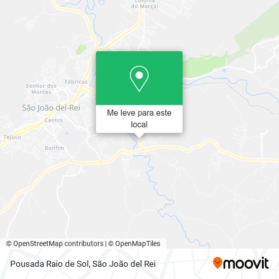 Pousada Raio de Sol mapa