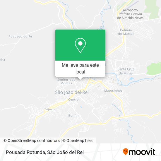 Pousada Rotunda mapa