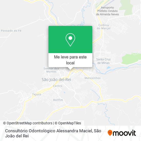 Consultório Odontológico Alessandra Maciel mapa