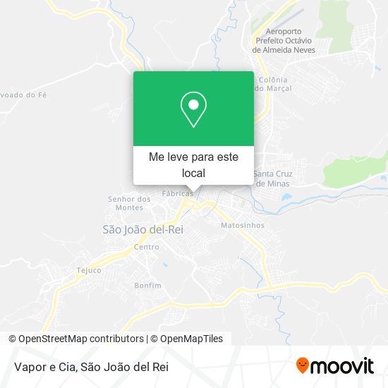 Vapor e Cia mapa