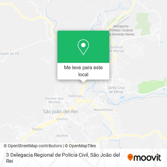 3 Delegacia Regional de Polícia Civil mapa