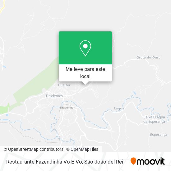 Restaurante Fazendinha Vò E Vô mapa