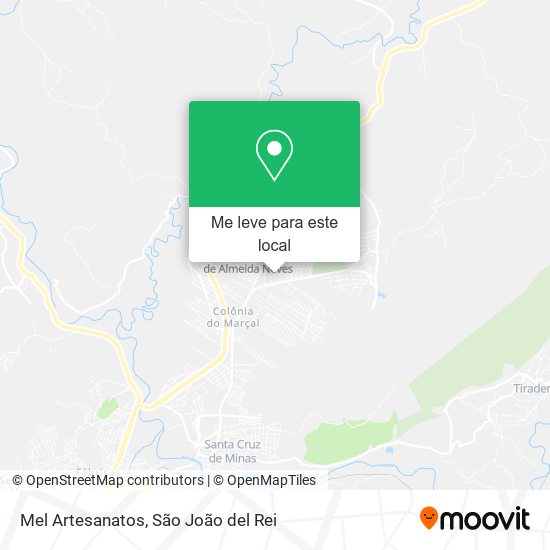 Mel Artesanatos mapa