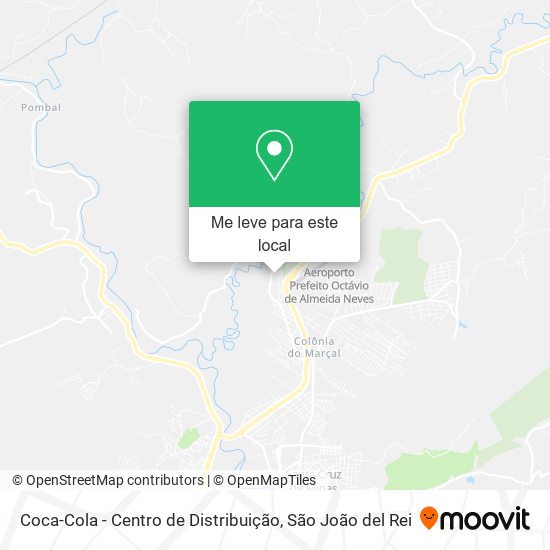 Coca-Cola - Centro de Distribuição mapa