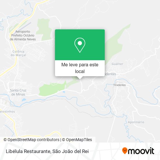 Libélula Restaurante mapa