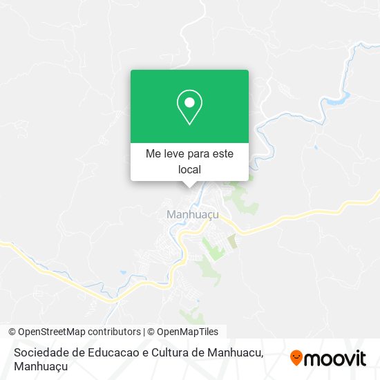 Sociedade de Educacao e Cultura de Manhuacu mapa