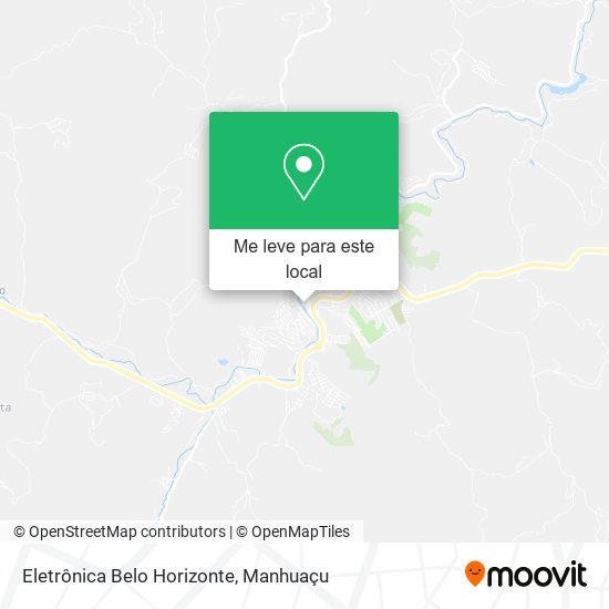 Eletrônica Belo Horizonte mapa